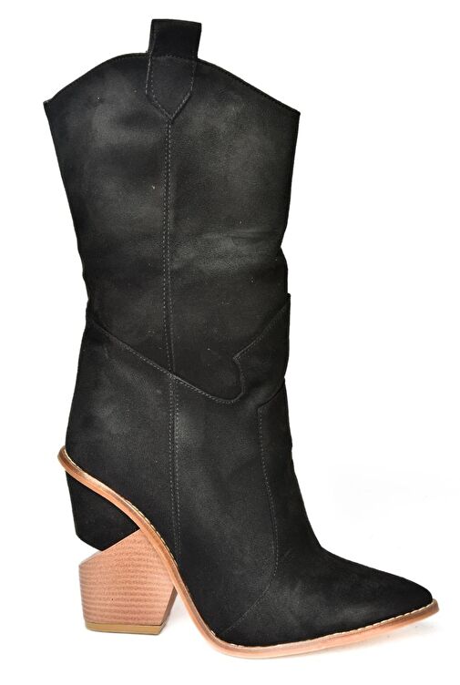 Siyah Kadın Bot J372526002 - Görsel 4