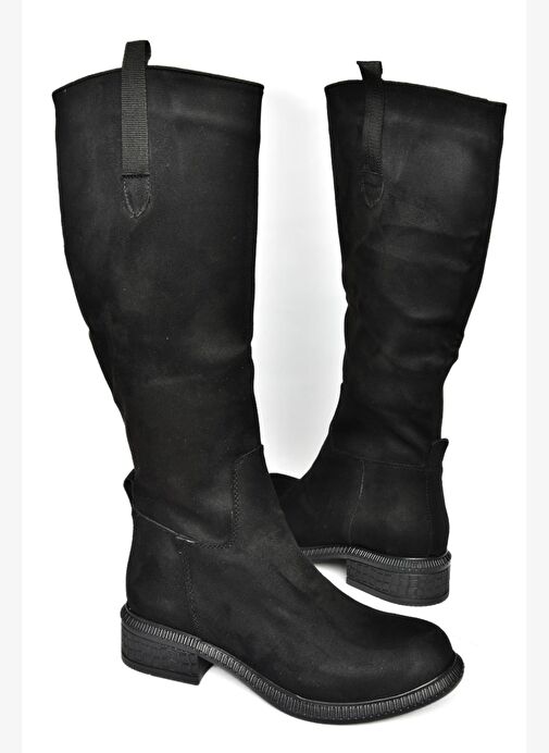 Siyah Kadın Çizme J674272102 - Görsel 4