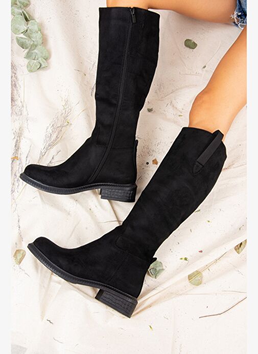 Siyah Kadın Çizme J674272102 - Görsel 2