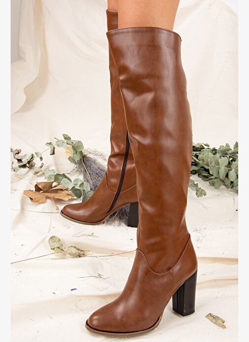 Taba Kadın Çizme A654018009 - Görsel 4