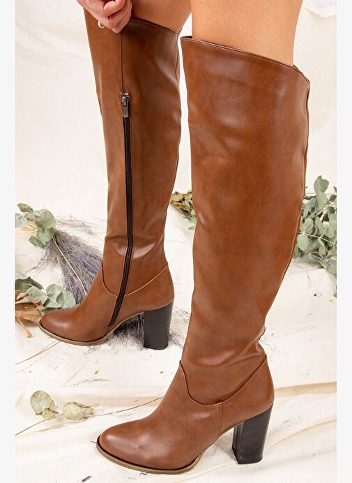 Taba Kadın Çizme A654018009 - Görsel 3