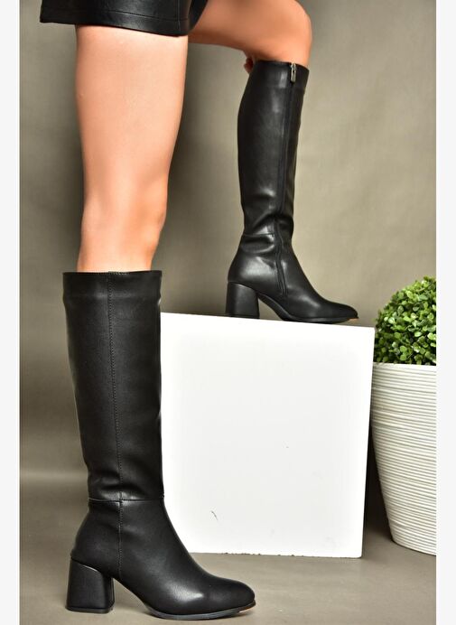 Siyah Kadın Çizme J848300109 - Görsel 2