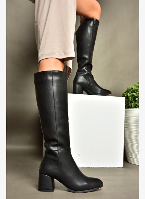 Siyah Kadın Çizme J848300109 - Görsel 5