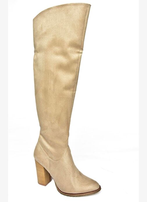 Bej Kadın Çizme A654018002 - Görsel 7