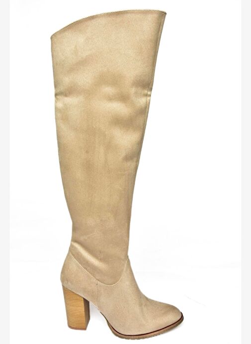 Bej Kadın Çizme A654018002 - Görsel 6