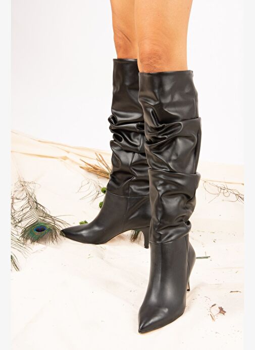 Siyah Kadın Çizme J749129909 - Görsel 3