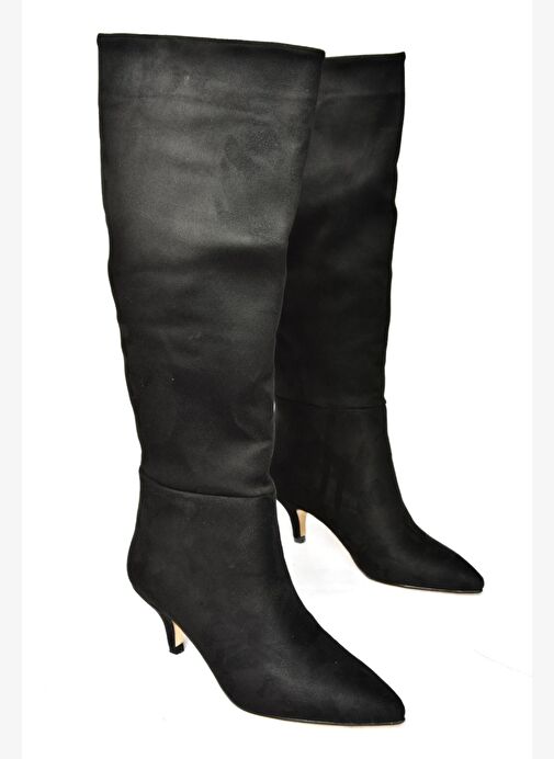 Siyah Kadın Çizme J749205302 - Görsel 6