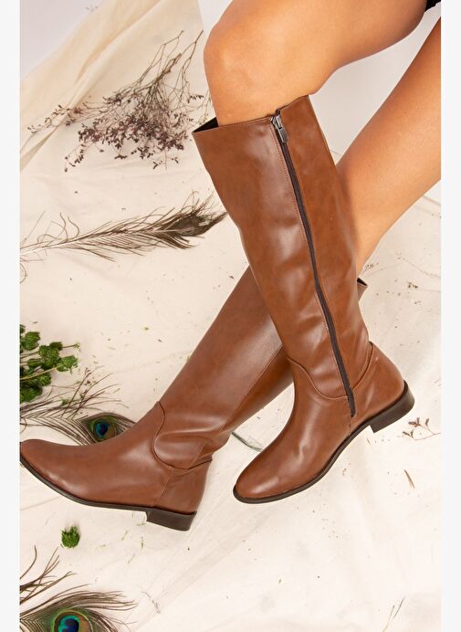 Taba Kadın Çizme J654065609 - Görsel 4