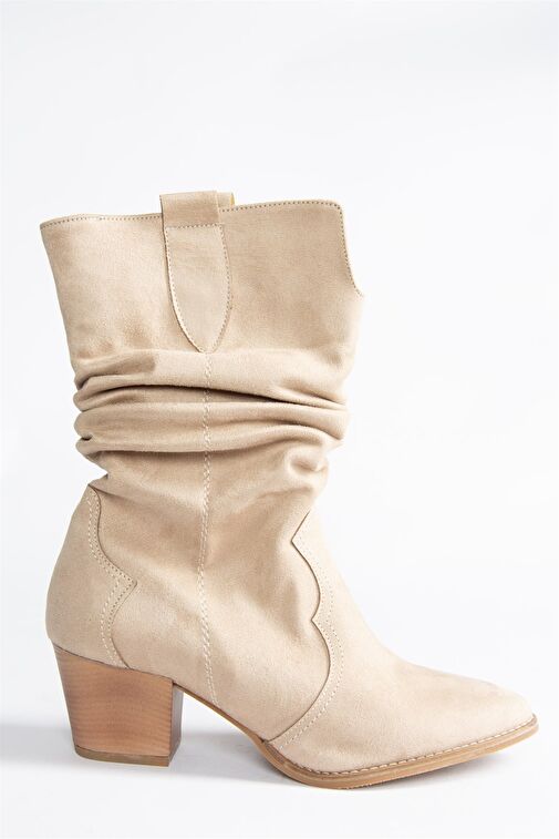 Vizon Süet Kadın Bot J404040002 - Görsel 7