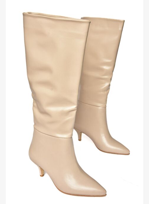 Ten Suni Deri Kadın Çizme J749205309 - Görsel 6