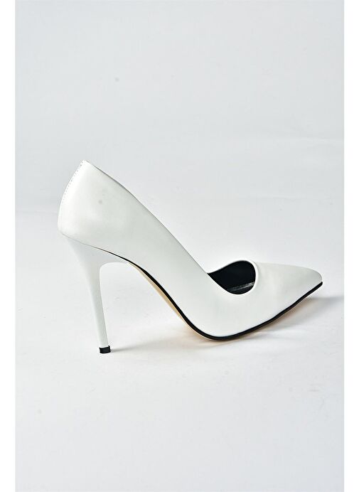 Beyaz Kadın Topuklu Ayakkabı 8922151909 - Görsel 5