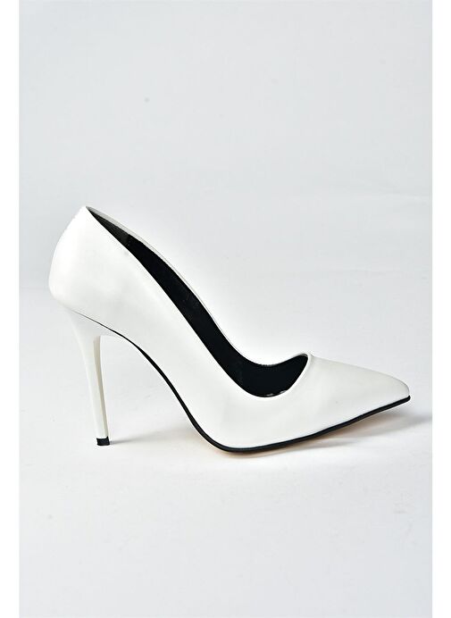 Beyaz Kadın Topuklu Ayakkabı 8922151909 - Görsel 6