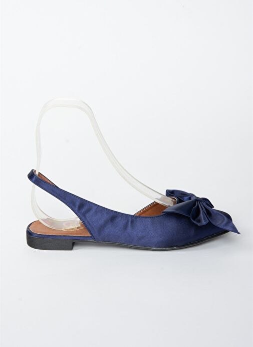 Lacivert Kumaş Kadın Babet H726809004 - Görsel 6