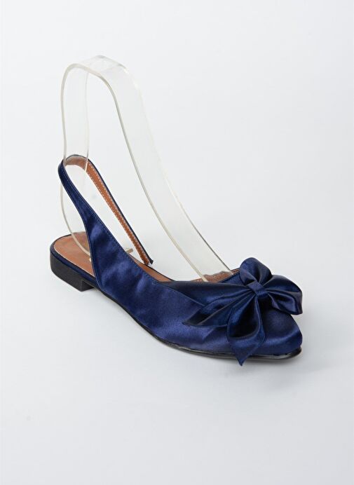 Lacivert Kumaş Kadın Babet H726809004 - Görsel 7