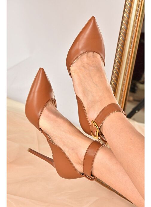 Taba Kadın Topuklu Ayakkabı K654073309 - Görsel 2