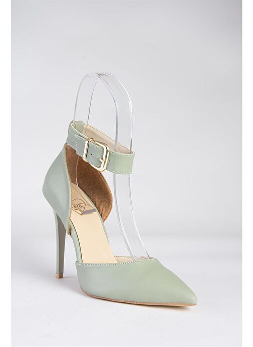 Yeşil Kadın Topuklu Ayakkabı K654073309 - Görsel 6