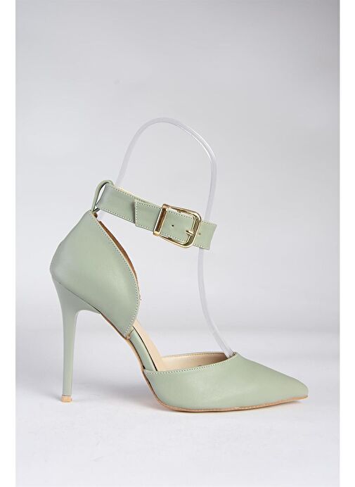 Yeşil Kadın Topuklu Ayakkabı K654073309 - Görsel 7