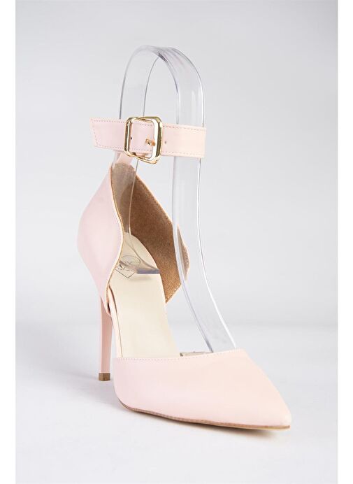 Pudra Kadın Topuklu Ayakkabı K654073309 - Görsel 4