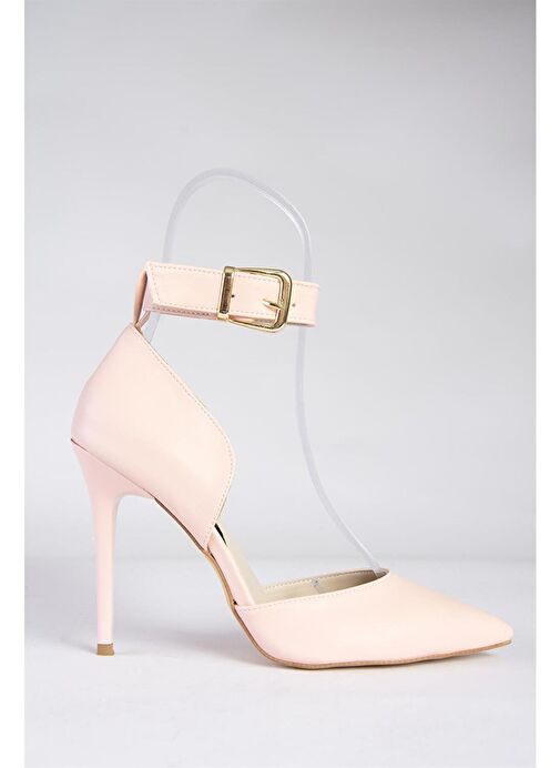 Pudra Kadın Topuklu Ayakkabı K654073309 - Görsel 5