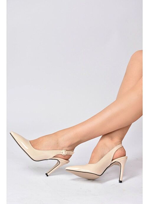 Ten Rugan Sivri Burun Kadın Topuklu Ayakkabı K404910308 - Görsel 2