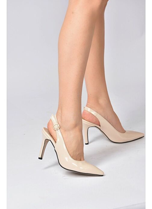 Ten Rugan Sivri Burun Kadın Topuklu Ayakkabı K404910308 - Görsel 3