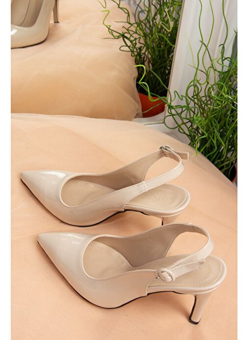 Ten Rugan Sivri Burun Kadın Topuklu Ayakkabı K404910308 - Görsel 6