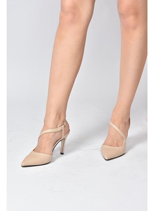 Ten Sivri Burun Kadın Topuklu Ayakkabı K404910809 - Görsel 2