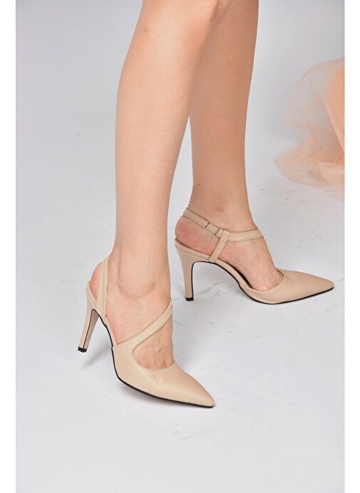 Ten Sivri Burun Kadın Topuklu Ayakkabı K404910809 - Görsel 4