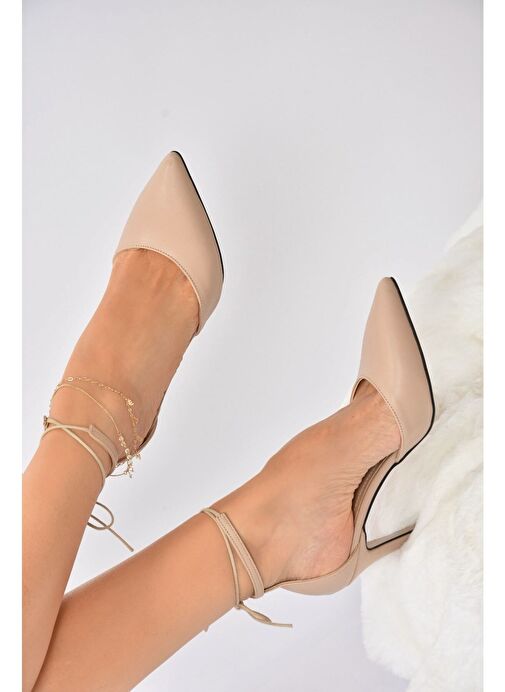 Ten Sivri Burun Kadın Topuklu Ayakkabı K404810209 - Görsel 2