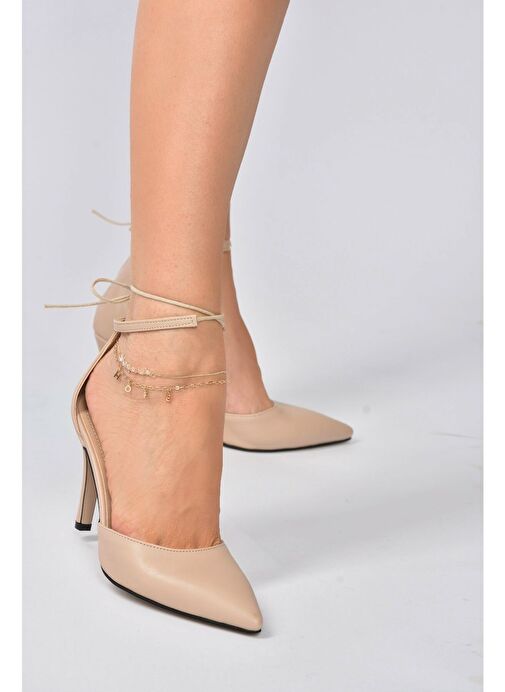 Ten Sivri Burun Kadın Topuklu Ayakkabı K404810209 - Görsel 3