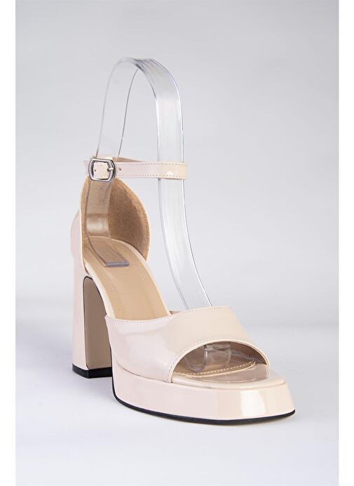 Ten Rugan Kalın Platform Topuklu Kadın Ayakkabı K404100208 - Görsel 4