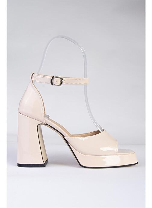 Ten Rugan Kalın Platform Topuklu Kadın Ayakkabı K404100208 - Görsel 5