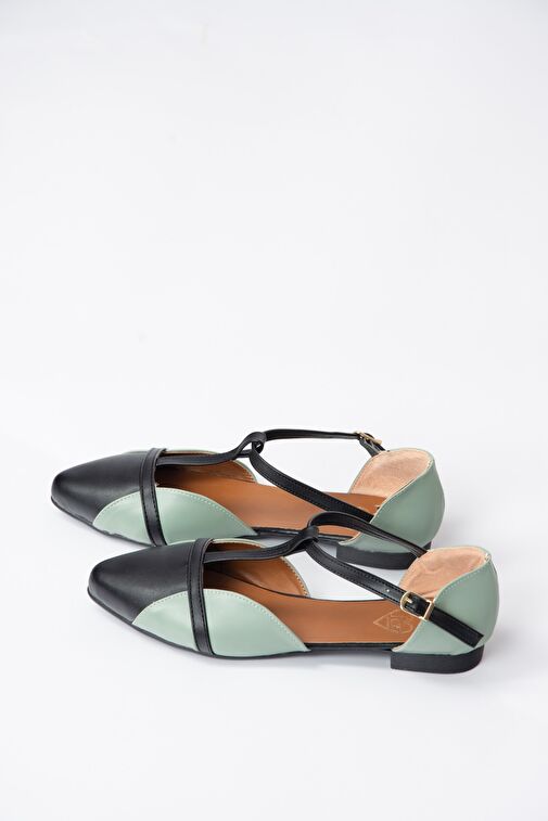 Yeşil/Siyah Kadın Babet B726881809 - Görsel 6