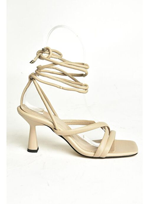 Ten Bilek Bağlamalı Kadın Topuklu Ayakkabı K404070209 - Görsel 7