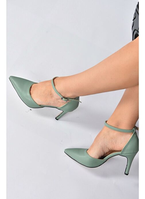 Yeşil Topuklu Kadın Ayakkabı K404010709 - Görsel 3
