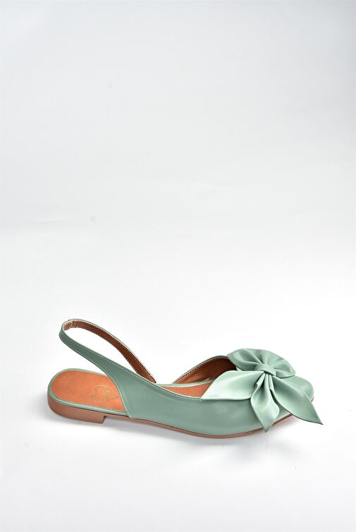 Fox Shoes Yeşil Kadın Babet 6834 - Görsel 4