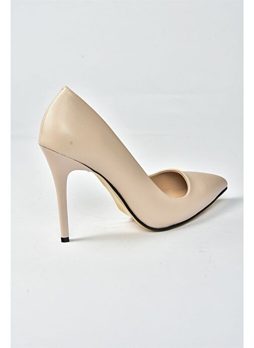 Bej Kadın Topuklu Kadın Ayakkabı 8922151909 - Görsel 7