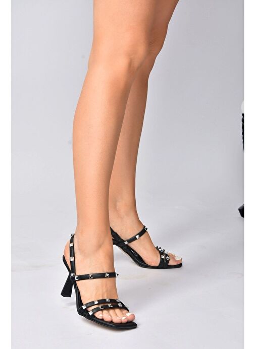 Siyah Topuklu Kadın Ayakkabı K404571109 - Görsel 3