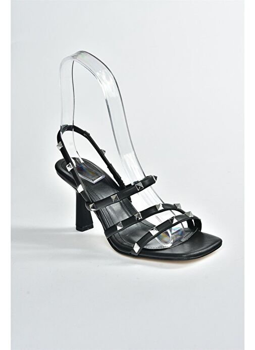 Siyah Topuklu Kadın Ayakkabı K404571109 - Görsel 6