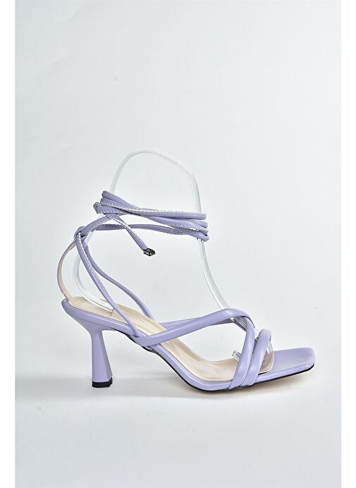 Lila Bilek Bağlamalı Kadın Topuklu Ayakkabı K404070209 - Görsel 7