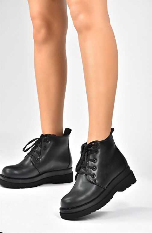 Siyah Kadın Bot L996033809 - Görsel 4