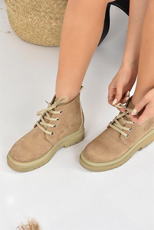 Vizon Süet Kadın Bot L996033802 - Görsel 4