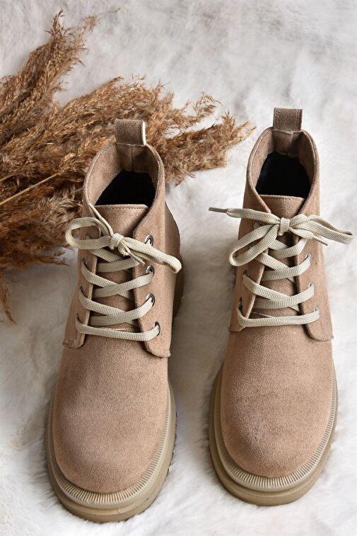 Vizon Süet Kadın Bot L996033802 - Görsel 6