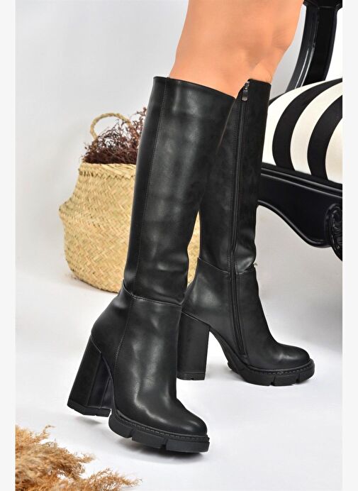 Siyah Yüksek Topuklu Kadın Çizme L282770109 - Görsel 5
