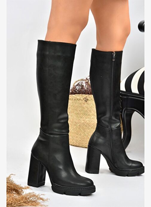 Siyah Yüksek Topuklu Kadın Çizme L282770109 - Görsel 4