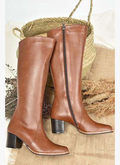 Taba Kadın Çizme C654652709 - Görsel 4