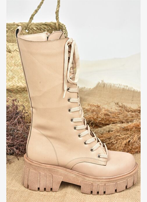 Ten Kalın Tabanlı Kadın Çizme L996081009 - Görsel 8