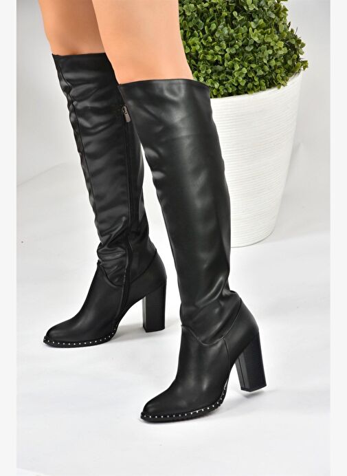 Siyah Yüksek Topuklu Kadın Çizme L654618009 - Görsel 5