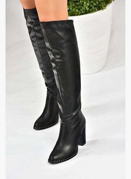 Siyah Yüksek Topuklu Kadın Çizme L654618009 - Görsel 2