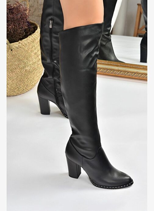 Siyah Yüksek Topuklu Kadın Çizme L654618009 - Görsel 3